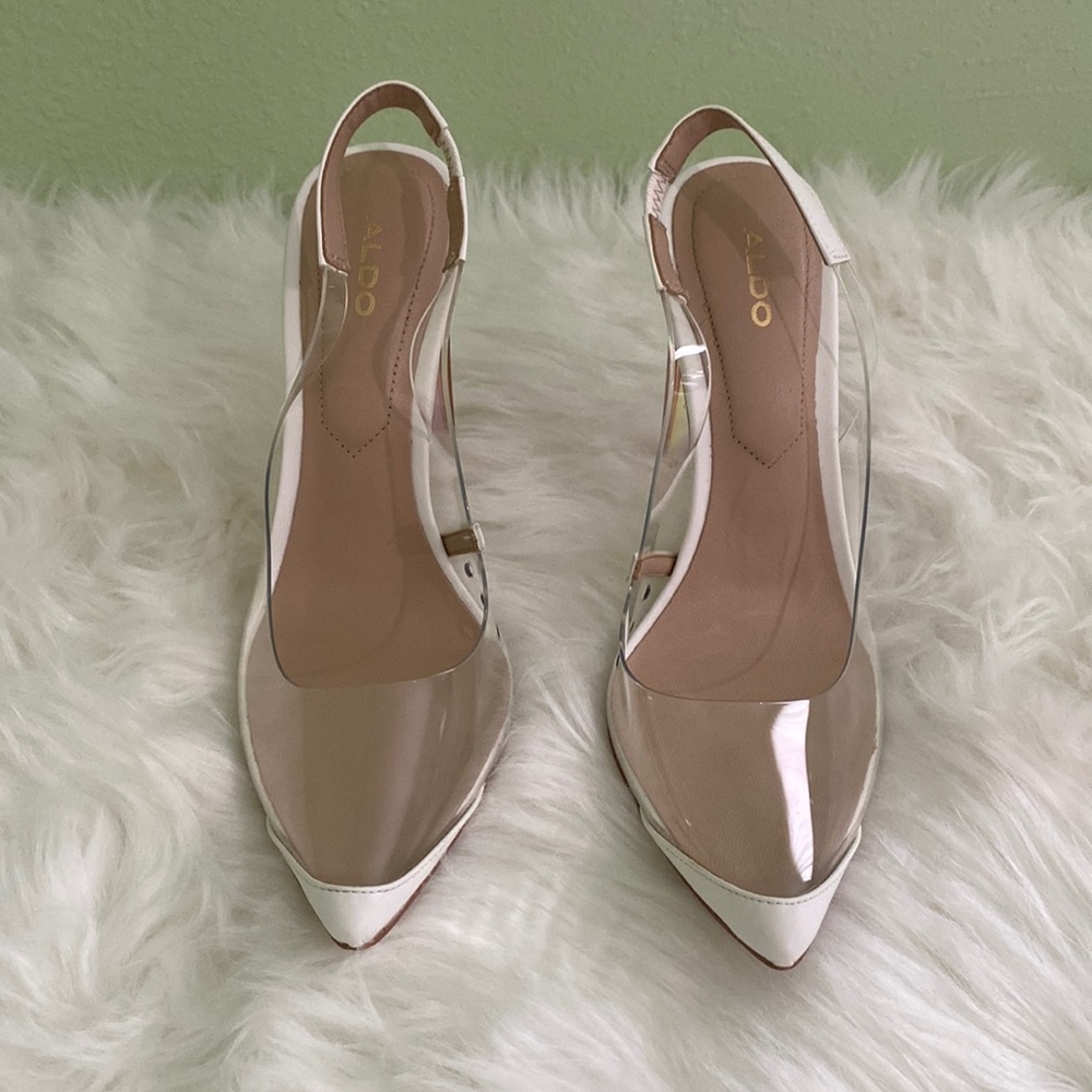 Feiwia Aldo Stiletto Slingback Heels
